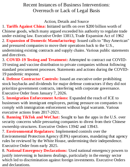 screenshot Liste mit Text von duck.ai